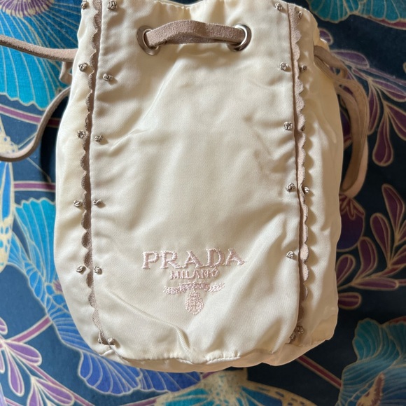Vintage Prada Drawstring Mini Bucket Bag - Picture 5 of 11